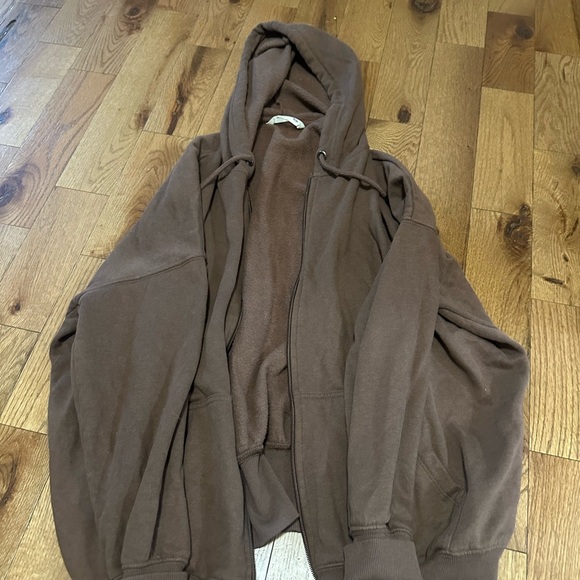 brown bluenotes zip up hoodie - Picture 2 of 2